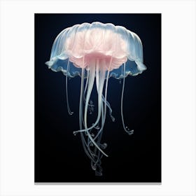 Lions Mane Jellyfish Realistic 8 Canvas Print