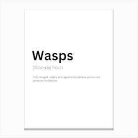 Wasps Definition Meaning Canvas Print