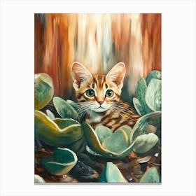 Bengal Kitten Canvas Print