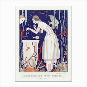 L Étourdissant Petit Poisson Robe D Été (1914), George Barbier Canvas Print
