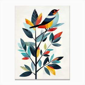 Bird On A Branch 15 Canvas Print