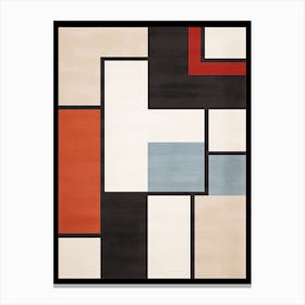 Mid Century Mosaic; Geometric Art Impressions Canvas Print