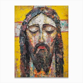 Jesus Face Canvas Print