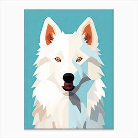 Wolf, minimalism Canvas Print