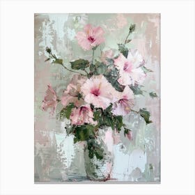 A World Of Flowers Hibiscus 2 Painting Canvas Print