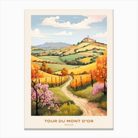 Tour Du Mont D Or France 1 Hike Poster Canvas Print