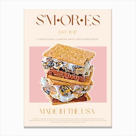 S'mores Mid Century Canvas Print