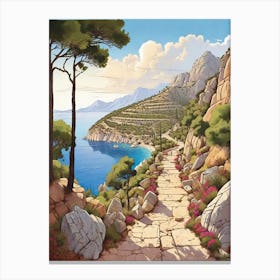 Path To The Sea 2 Canvas Print