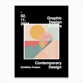 Graphic Design Archive Poster 43 Canvas Print