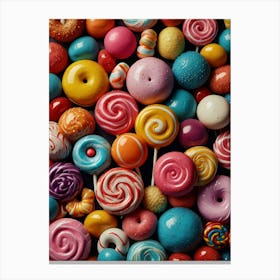 Candy Background 1 Canvas Print