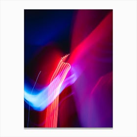 Abstract Light Painting Canvas Print