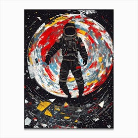 Astronaut In Space 1 Canvas Print