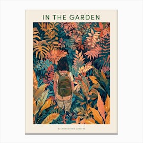 In The Garden Poster Biltmore Estate Gardens Usa 2 Canvas Print