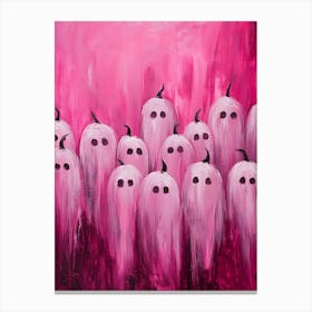 Ghosts In Pink Canvas Print