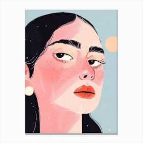 Illustration Of A Woman 16 Canvas Print