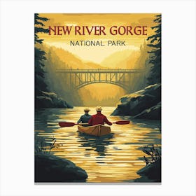 Captivating New River Gorge National Park Poster Canvas Print