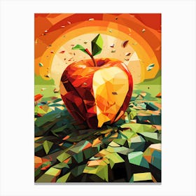 Apple In The Sun Canvas Print