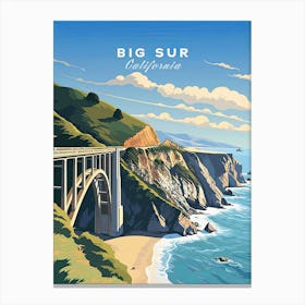 Big Sur California Travel Canvas Print