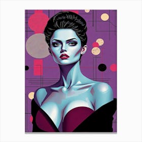 Sexy Lady Illustration Canvas Print