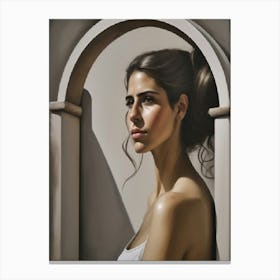 Portrait Of A Woman 2 Canvas Print