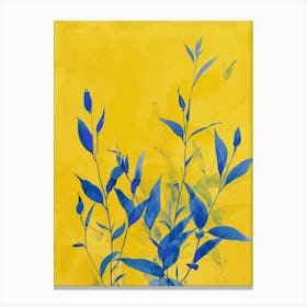 Blue And Yellow 5 Canvas Print