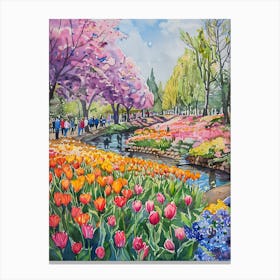 Tulip Garden 2 Canvas Print