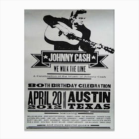 Vintage Concert Posters 21 Jigsaw Puzzle Canvas Print