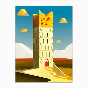 Tower Of Cheese Canvas Print