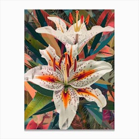 Lily Of The Jungle 1 Canvas Print