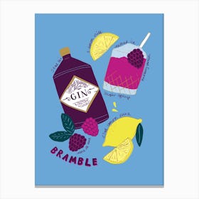 Gin Bramble Canvas Print