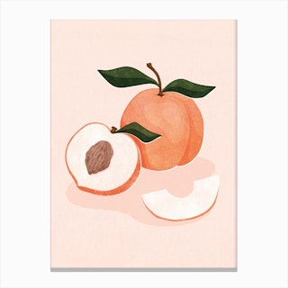 Peach Canvas Print