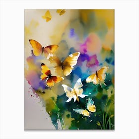 Butterflies In Flight 2 Canvas Print