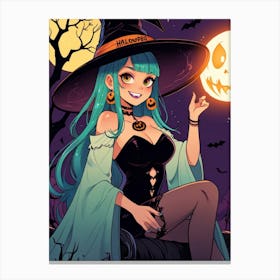 Halloween Witch 6 Canvas Print