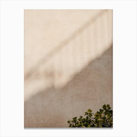 Shadow Of A Staircase Canvas Print
