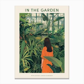In The Garden Poster Royal Botanic Garden Edinburgh United Kingdom 9 Canvas Print