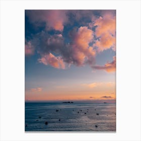 Amalfi Coast Sunset V Canvas Print
