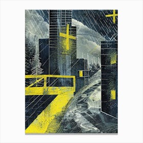 Night In The City 8 Canvas Print