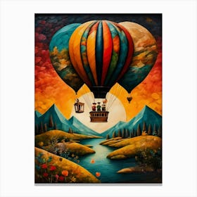 Fantasy Hot Air Balloons Canvas Print