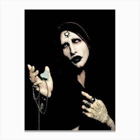 Marilyn Manson 6 Canvas Print