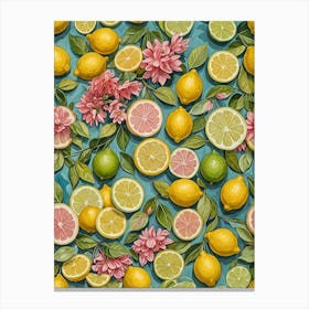 Citrus Whispers Canvas Print