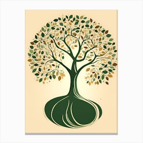 Tree Life VECTOR ART Canvas Print