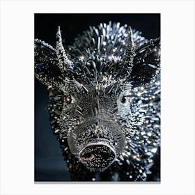 Pig With Spikes Canvas Print