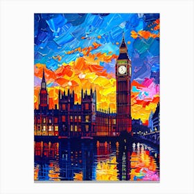 Big Ben At Sunset Canvas Print