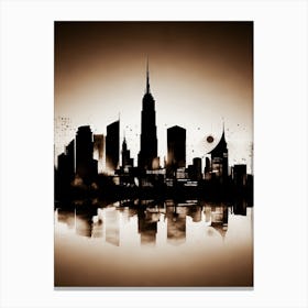 New York City Skyline 39 Canvas Print