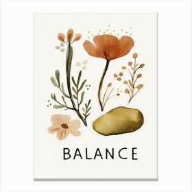 Balance No 2 Canvas Print