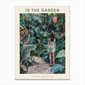In The Garden Poster Royal Botanic Garden Edinburgh United Kingdom 11 Canvas Print