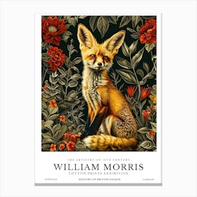 William Morris Exhibition Animals Series 44 Canvas Print