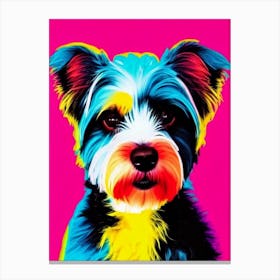 Havanese Andy Warhol Style dog Canvas Print