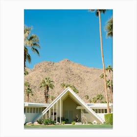 Palm Springs Architecture III on Film Canvas Print