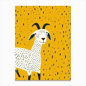 Yellow Goat 1 Canvas Print